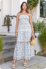 Strut & Bolt Eyelet Lace Tube Dress