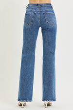 Risen Tummy Control High Rise Straight Jeans