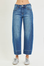 Risen Slouchy Cropped Barrel Jeans