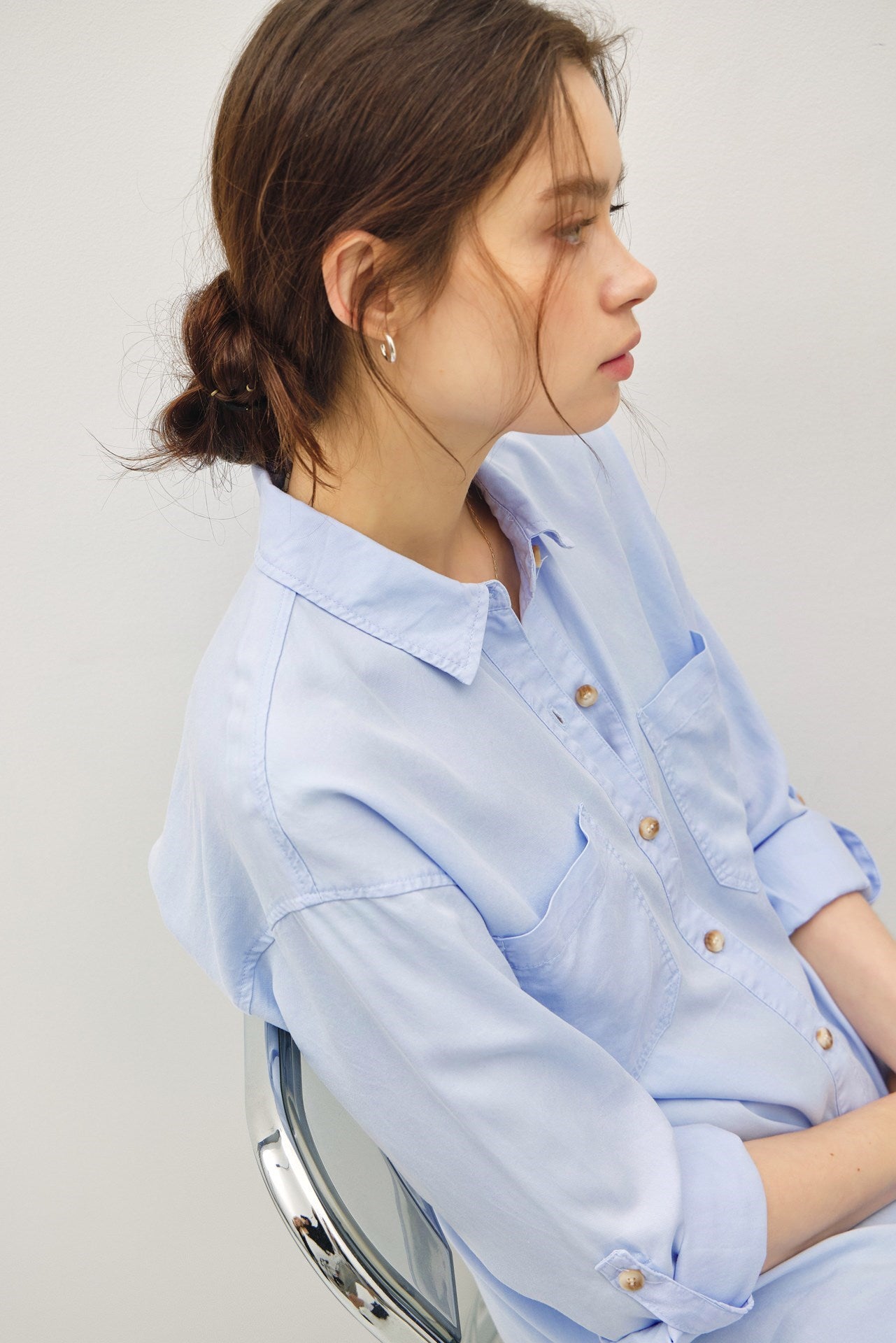Be Cool Soft-Washed Tencel Oversized Shirt