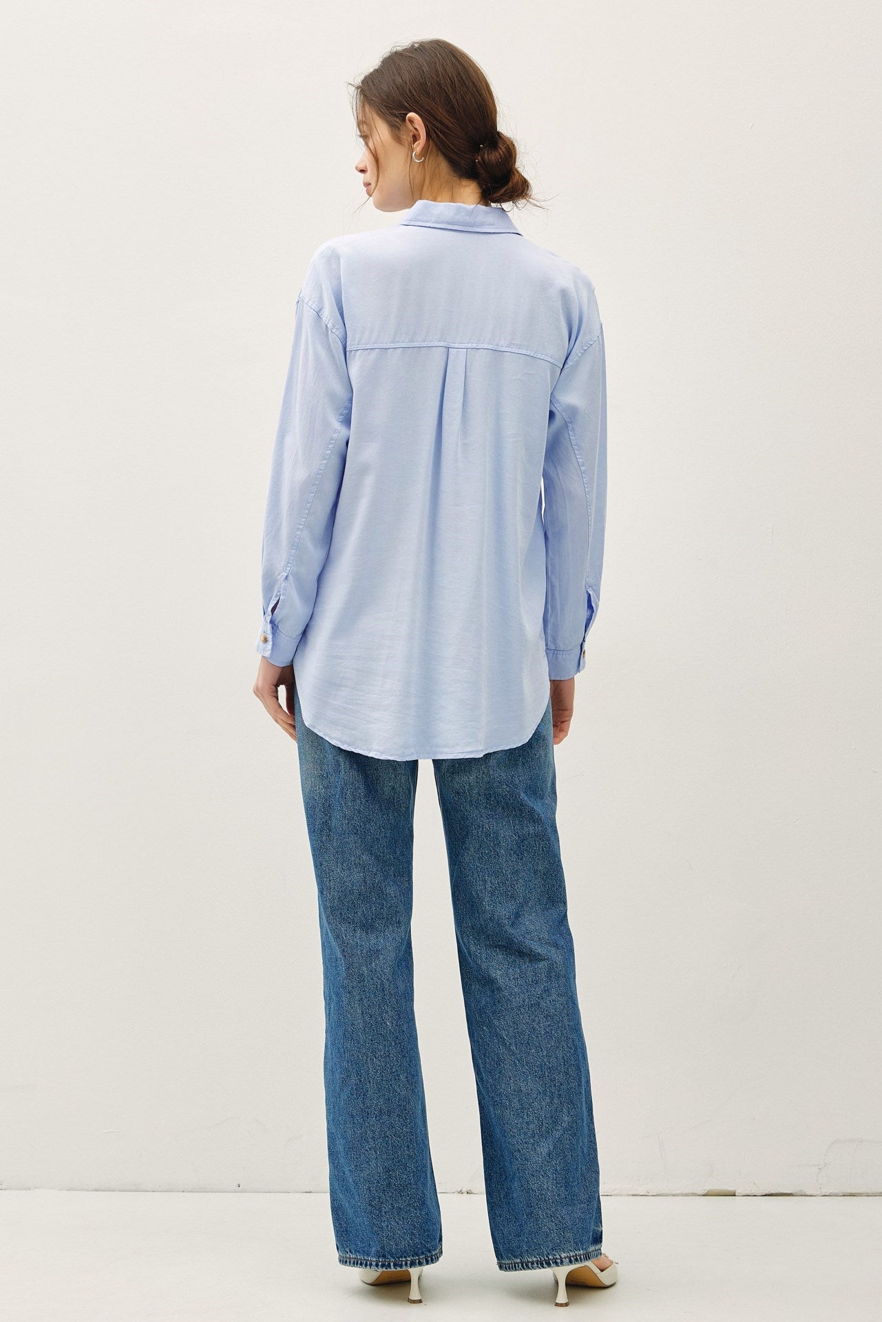 Be Cool Soft-Washed Tencel Oversized Shirt