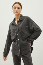 Be Cool Cotton Fleece Oversized Shacket