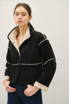 Be Cool Sherpa Lined Boxy Cut Outer