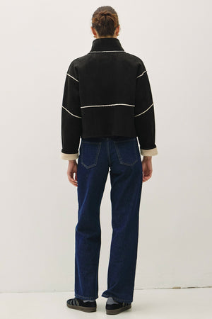 Be Cool Sherpa Lined Boxy Cut Outer