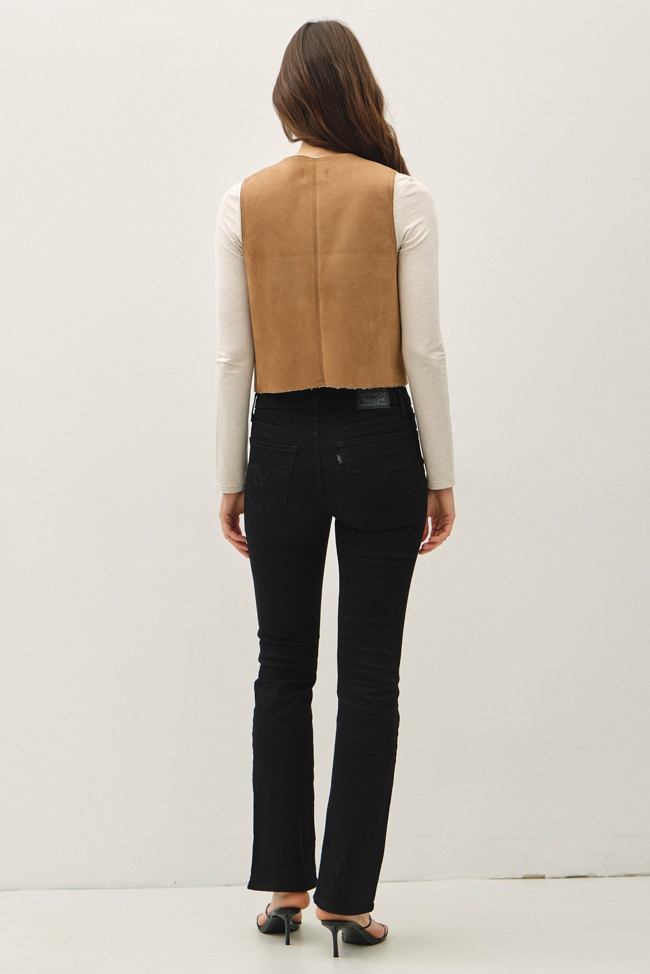 Be Cool Suede Feel, Sherpa Lined Vest