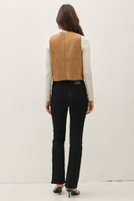 Be Cool Suede Feel, Sherpa Lined Vest