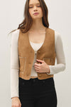 Be Cool Suede Feel, Sherpa Lined Vest