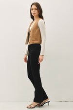 Be Cool Suede Feel, Sherpa Lined Vest