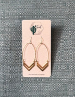 The Teal Cactus Earrings