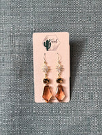 The Teal Cactus Earrings