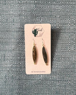 The Teal Cactus Earrings