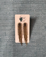 The Teal Cactus Earrings