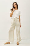 Ombre Striped Linen Pants