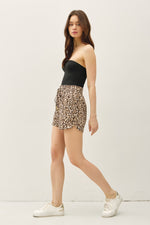 Be Cool Leopard Print Shorts