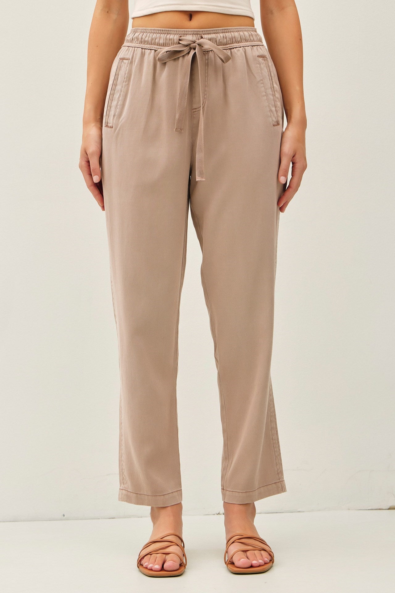 Be Cool Tencel Blend Taperd Pants