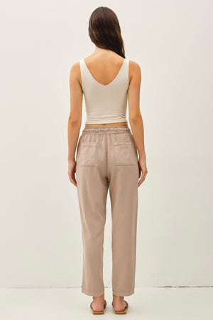 Be Cool Tencel Blend Taperd Pants