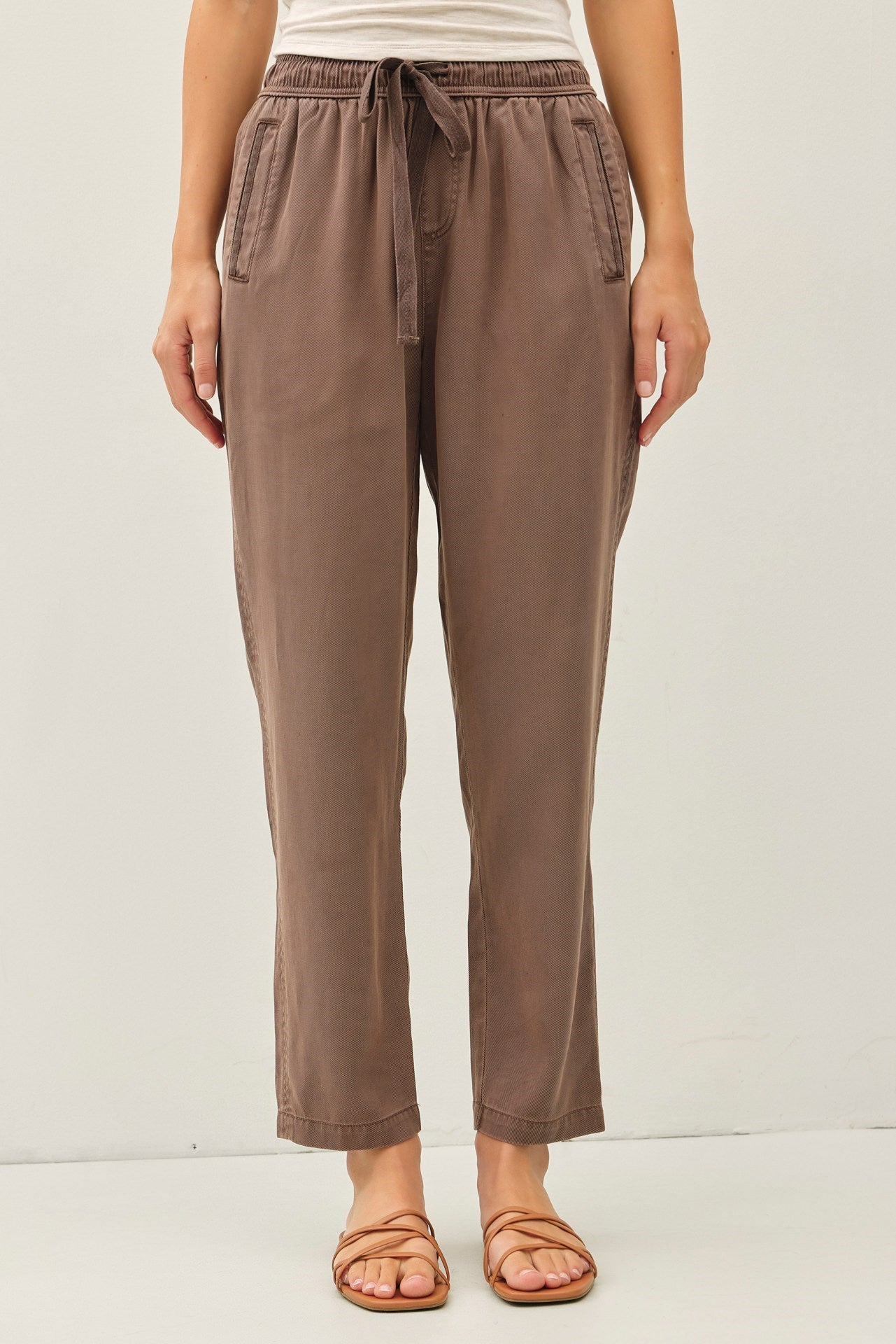 Be Cool Tencel Blend Taperd Pants