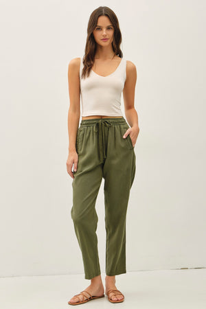 Be Cool Tencel Blend Taperd Pants