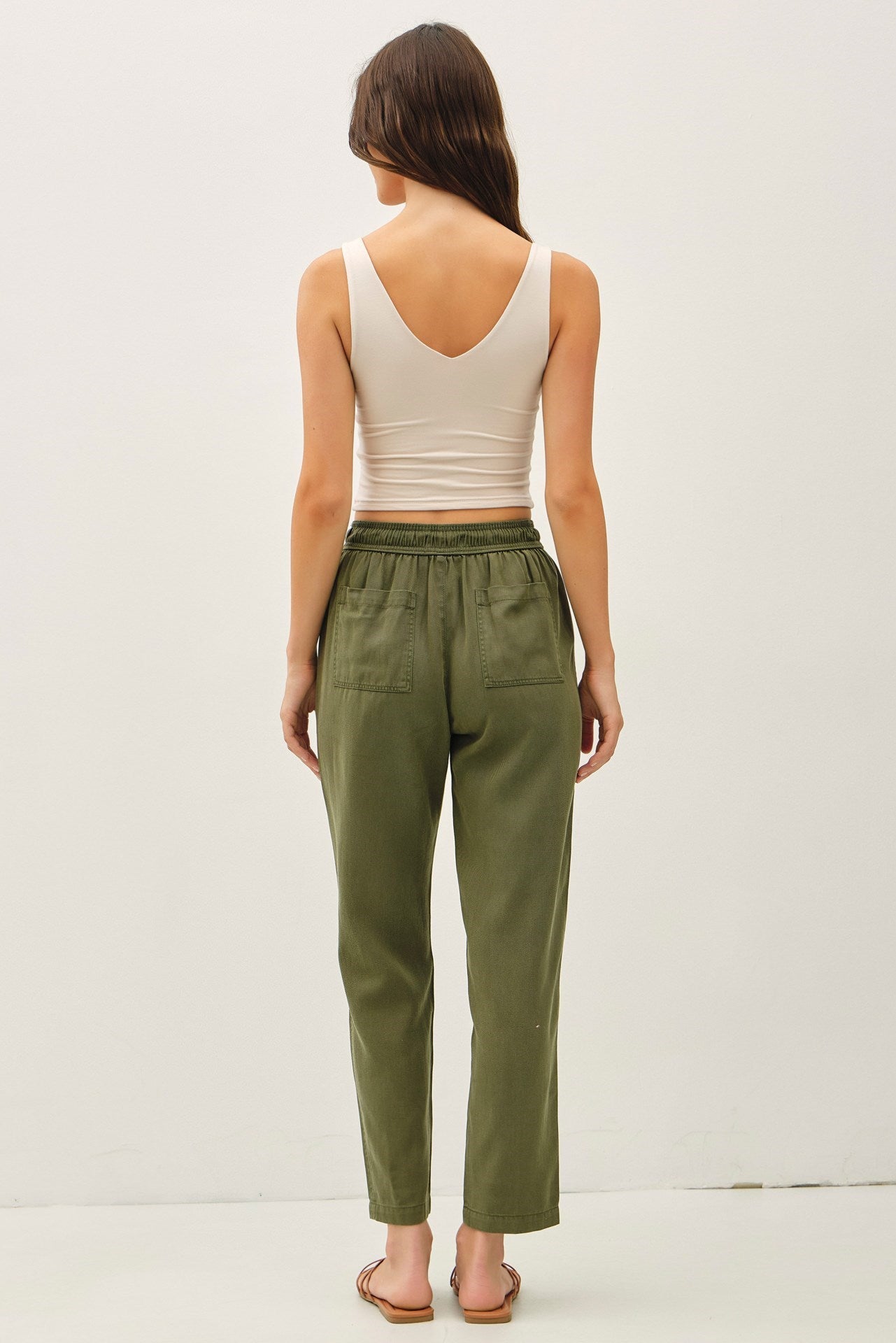 Be Cool Tencel Blend Taperd Pants