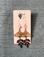 The Teal Cactus Earrings