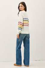 Be Cool Rainbow Stripe Sweater