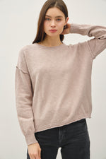 Be Cool Drop Shoulder Pullover Sweater
