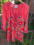 A & A Clothing Inc. Embroidered Top