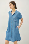 Be Cool Button Down Tencel Dress