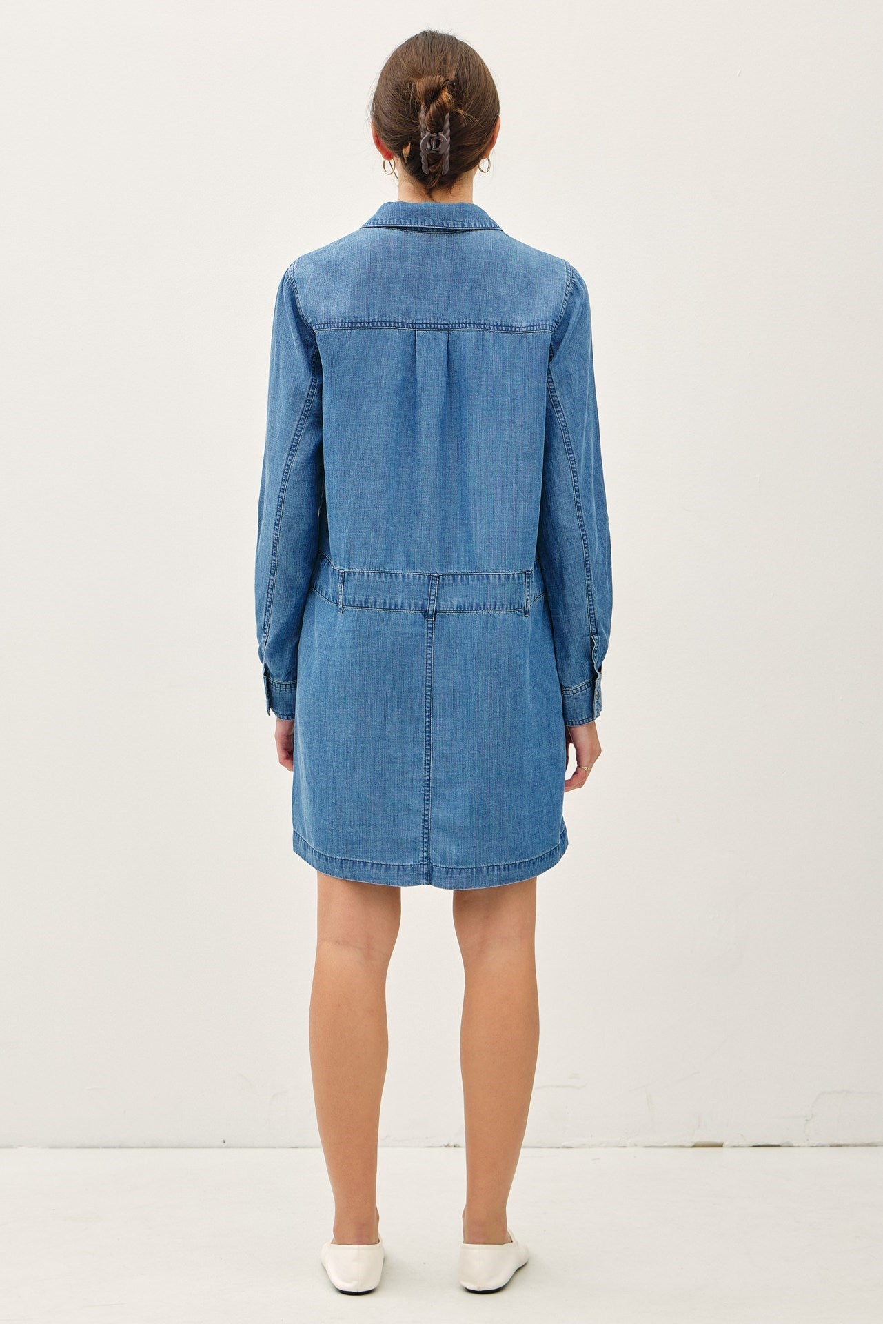 Be Cool Denim Look Tencel Dress