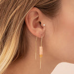 Scout Rectangle Stone Earrings