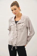 Be Cool Utility Zipper Safari Jacket
