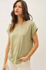 Be Cool Bamboo/Modal Dolman Cap Sleeve T-Shirt