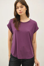 Be Cool Bamboo/Modal Dolman Cap Sleeve T-Shirt