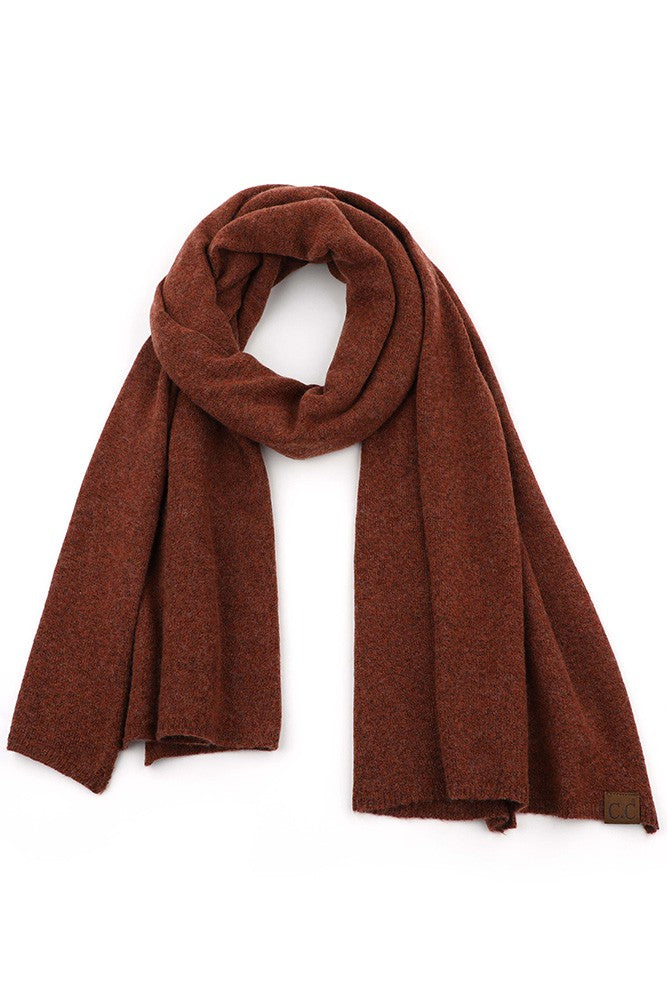 C.C Soft Recycled Fine Yarn Cuff Scarf