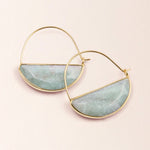 Scout Stone Prism Hoop Earrings