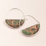 Scout Stone Prism Hoop Earrings