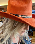 Wilder & Soul Santa Fe Vegan Suede Cowboy Rancher Hat