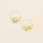 Scout Pressed Flower Hoop Earring