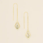 Scout Pressed Flower Thread Earring
