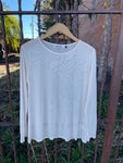 Origami Long Sleeve Mesh Top