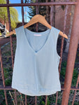 Be Cool Slightly Cropped V-Neck Tank