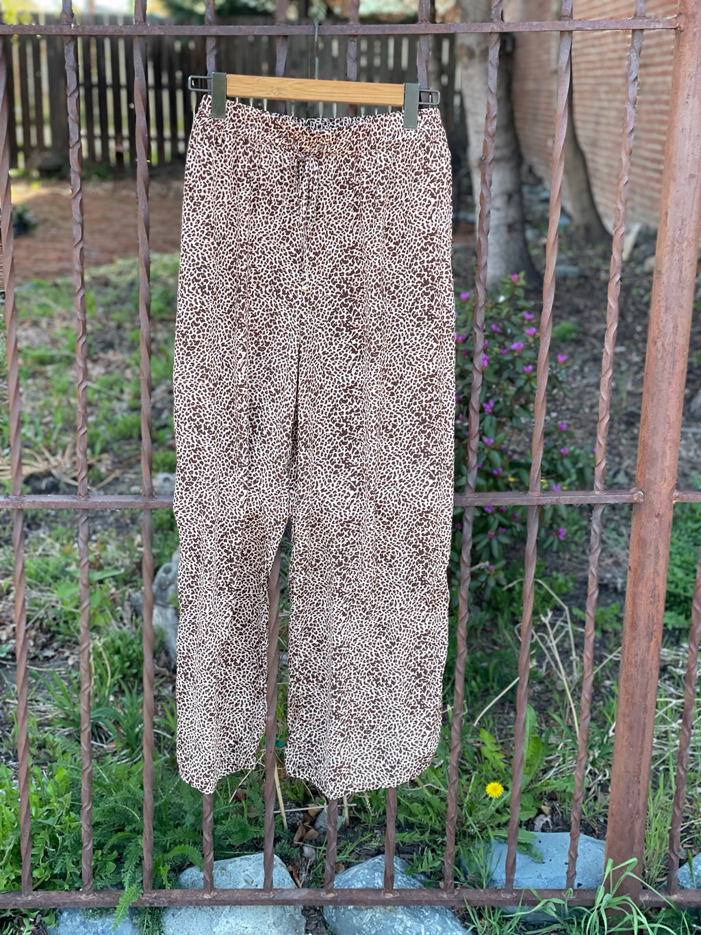 Be Cool Leopard Wide Leg Pant