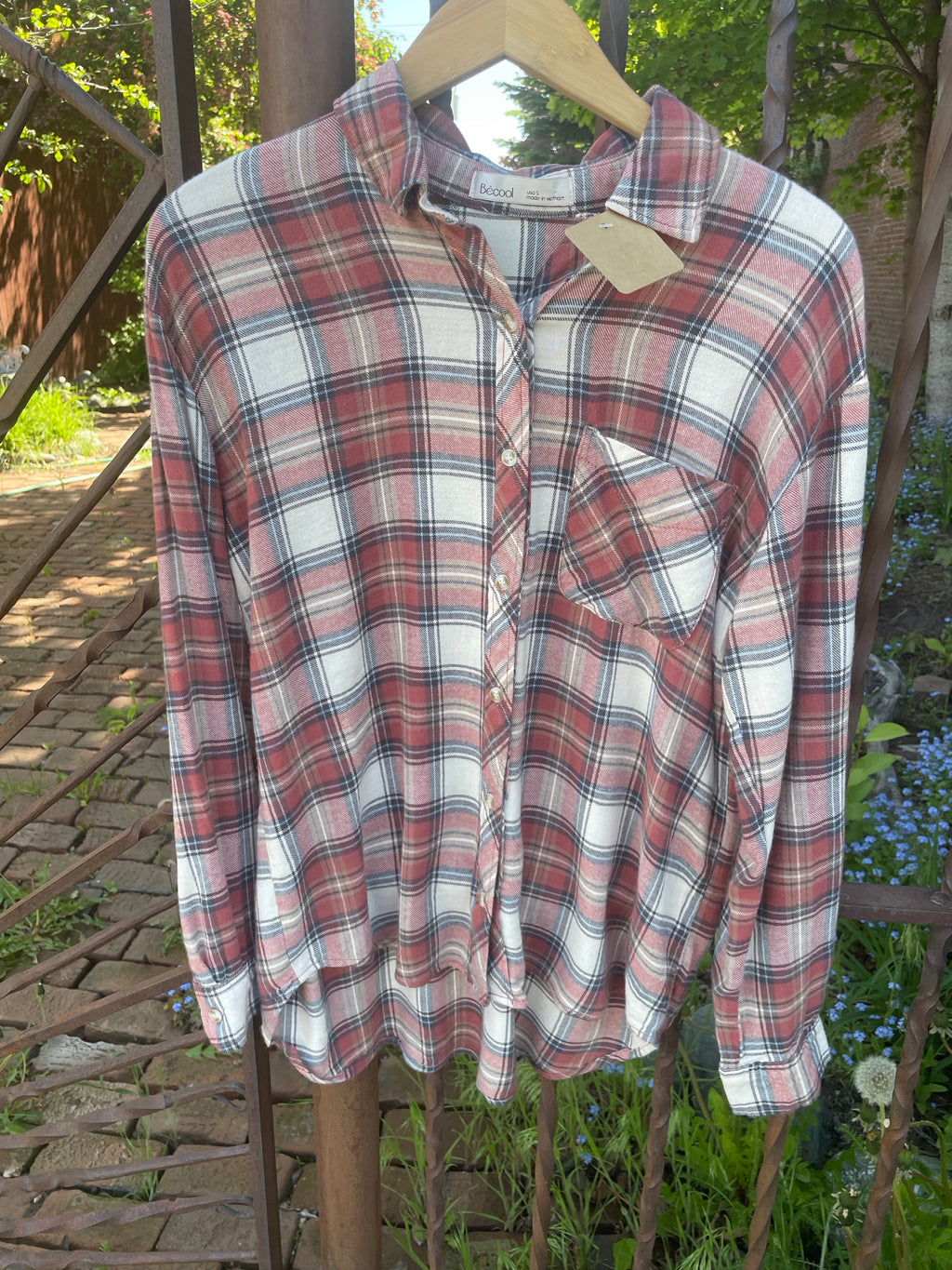 Be Cool Classic Plaid Top