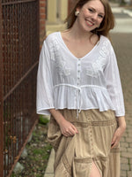 Cute Options Embroidered Top