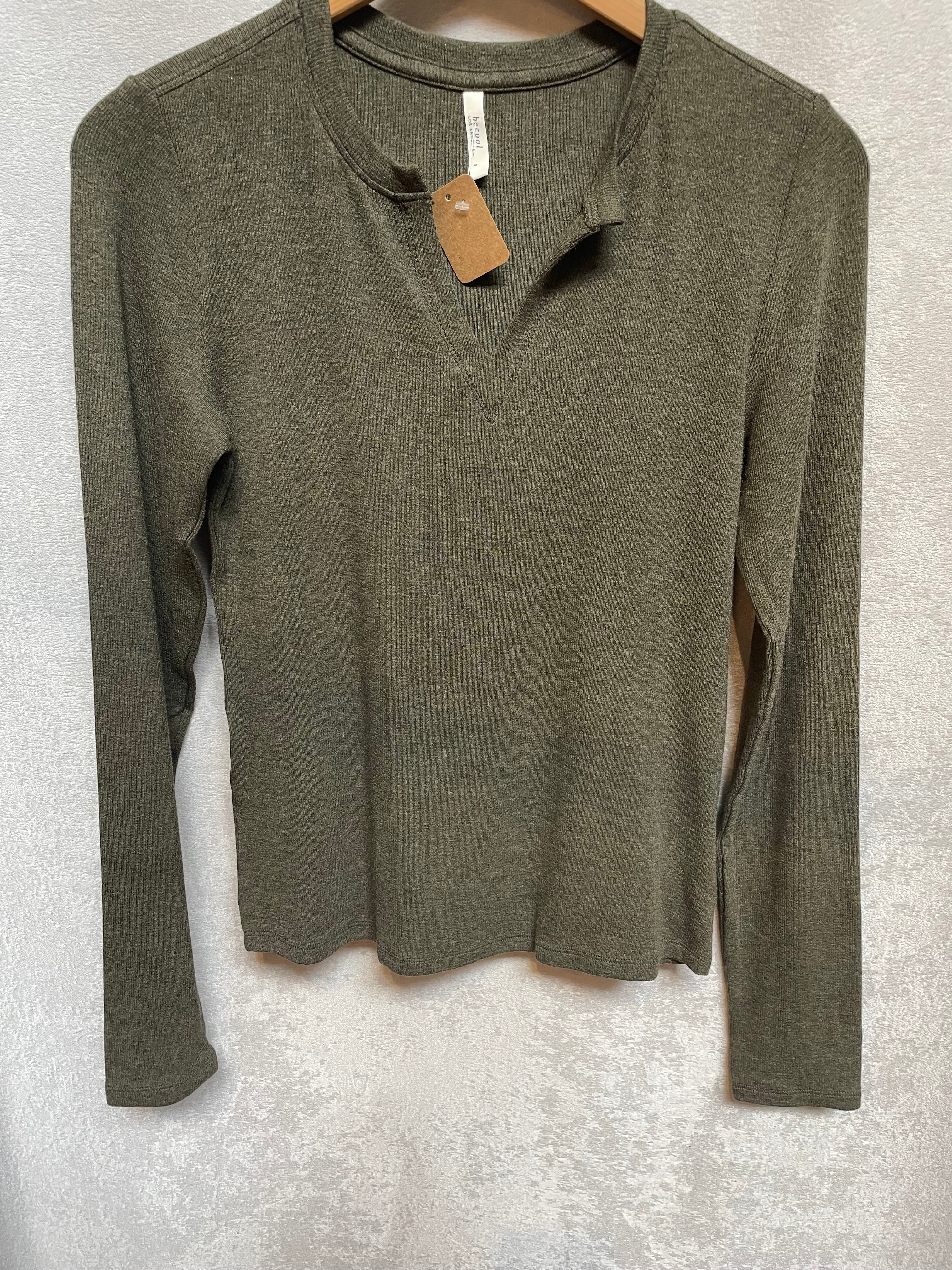 Be Cool V Neck Long Sleeve Sweater