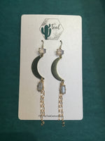 The Teal Cactus Earrings