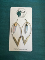 The Teal Cactus Earrings