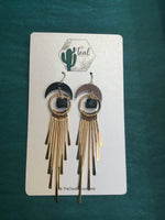 The Teal Cactus Earrings