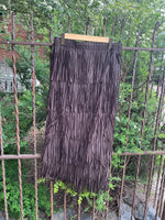 Origami Fringed Tiered Skirt