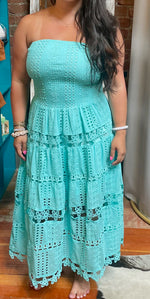 Strut & Bolt Eyelet Lace Tube Dress
